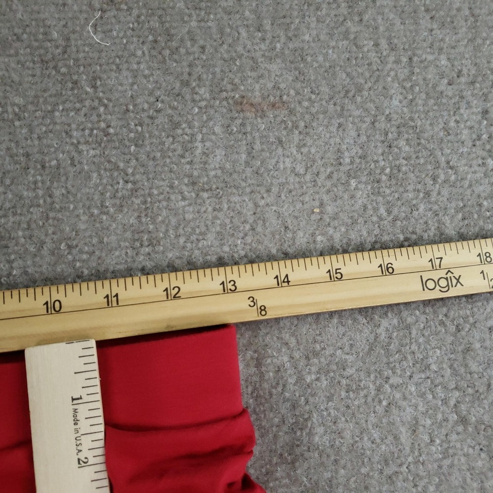 Peruvian Connection Skirt Womens‎ Small Red Pima Cotton Maxi Wrap Stretch - Picture 3 of 9